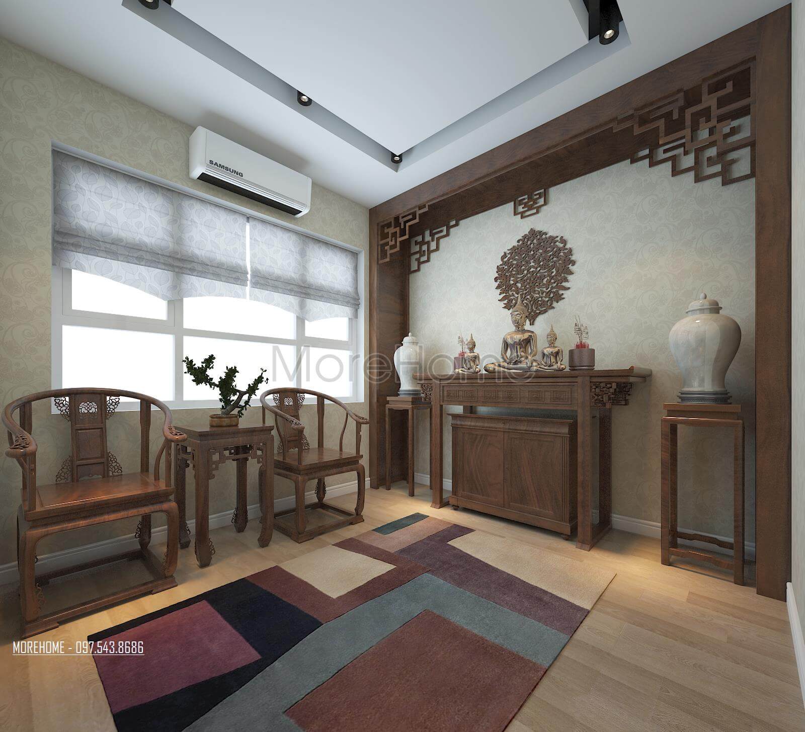 Thiết kế nội thất căn hộ chung cư Hoàng Mai